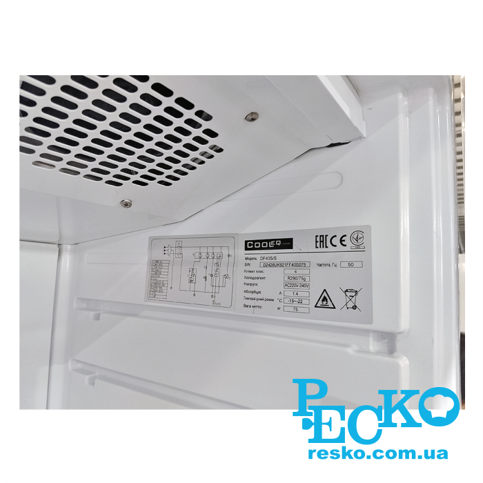 Шкаф морозильный Cooleq DF40S/S профессиональный низкотемпературный