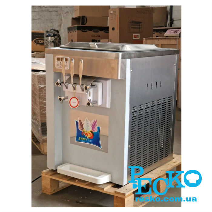 Фризер для мороженого EWT INOX BQL808-2 аппарат для мягкого мороженого