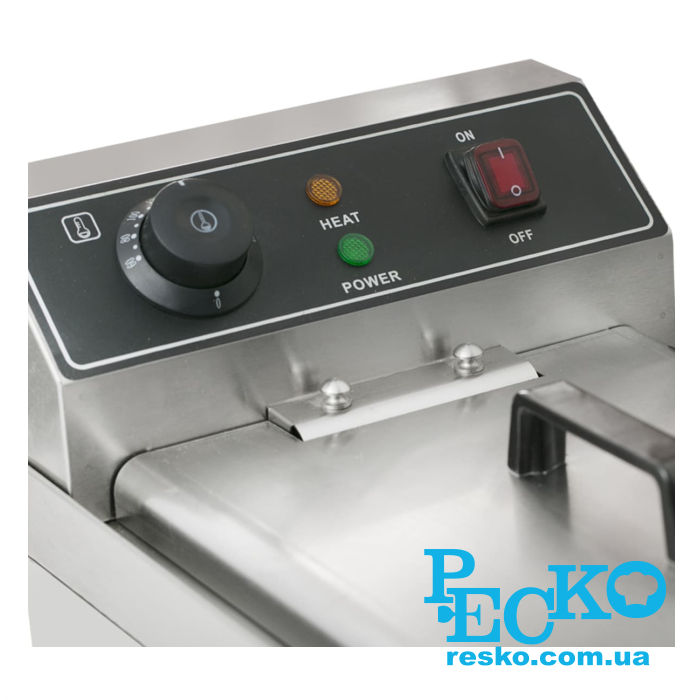 Фритюрница Hurakan HKN-FT10N с краном электрическая профессиональная 10 л