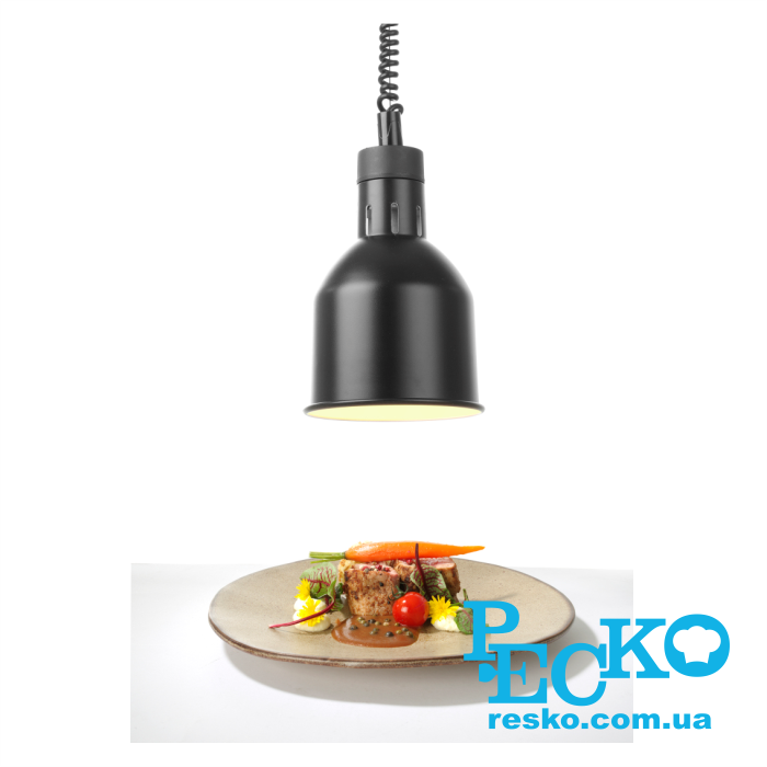 Лампа для підігріву страв Hendi 273852 чорна підвісна професійна