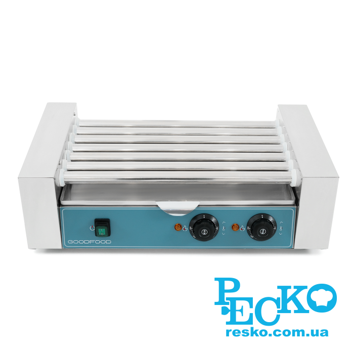 Гриль роликовий GoodFood HDRG7 BLUE, 7 роликів