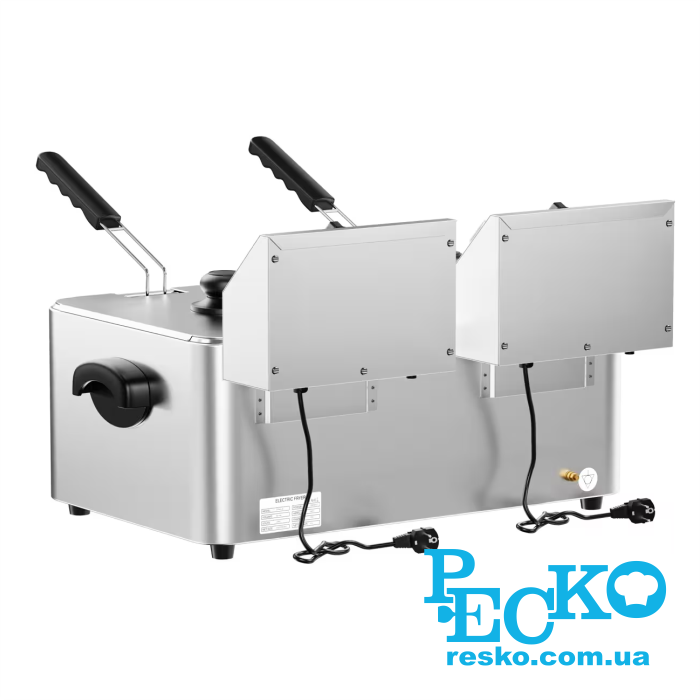 Фритюрница GGM Gastro EFH4+4 электрическая профессиональная 4+4 л