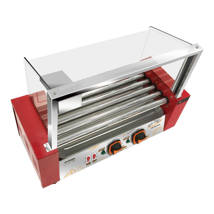 Гриль роликовый Airhot RG-5S со стеклом 5 роликов