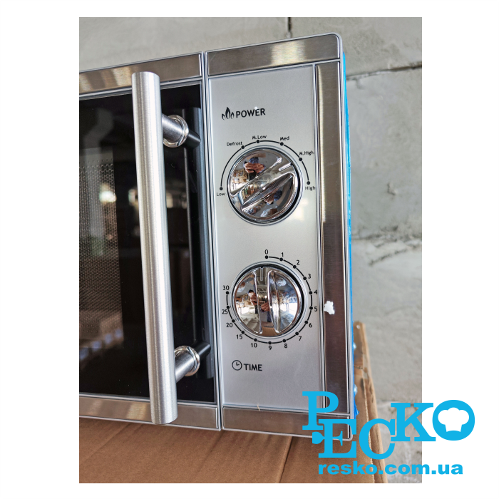 Микроволновая печь с грилем Beckers MWO B1 СВЧ профессиональная 23 л