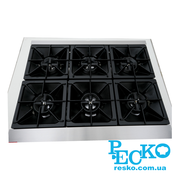 Плита газовая GoodFood GPBG6 профессиональная настольная