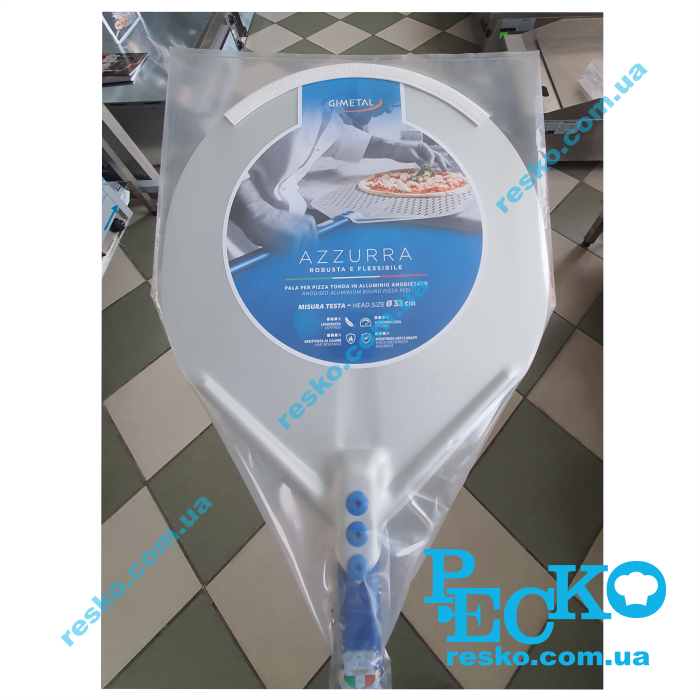 Лопата для пиццы Gi Metal A-32/120 AZZURRA алюминиевая для печей