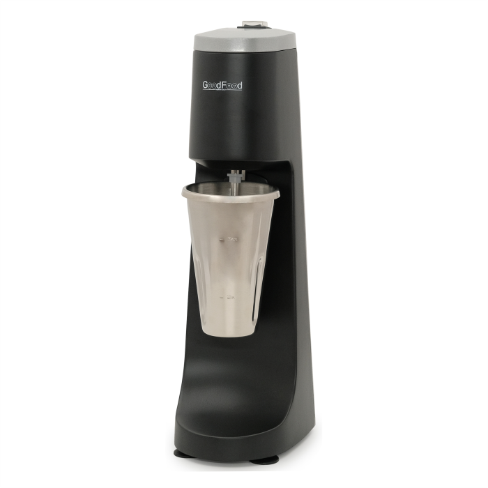 Миксер молочный GoodFood MFD44 BLACK для молочных коктейлей профессиональный 1 л