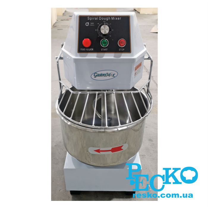 Тістоміс GastroMix HS20A спіральний професійний 20 л одна швидкість
