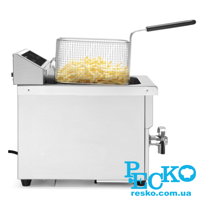 Фритюрница Hendi 215012 с краном индукционная профессиональная 8 л