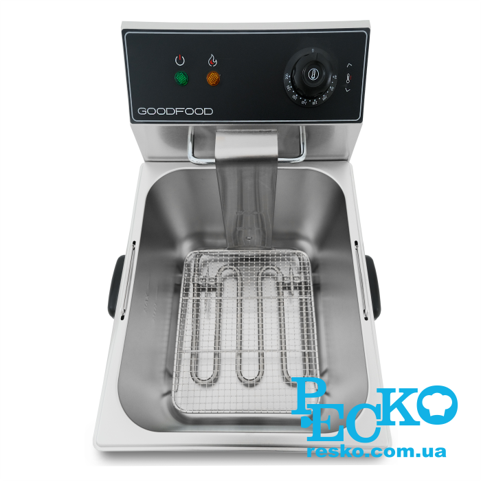 Фритюрница GoodFood EF8 BLACK электрическая профессиональная 8 л