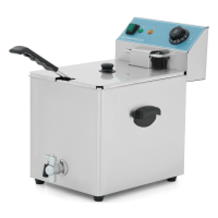 Фритюрниця GoodFood EF8T BLUE з краном електрична професійна 8 л