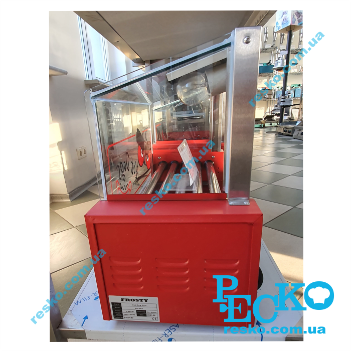 Гриль роликовый Frosty WY-005 со стеклом 5 роликов