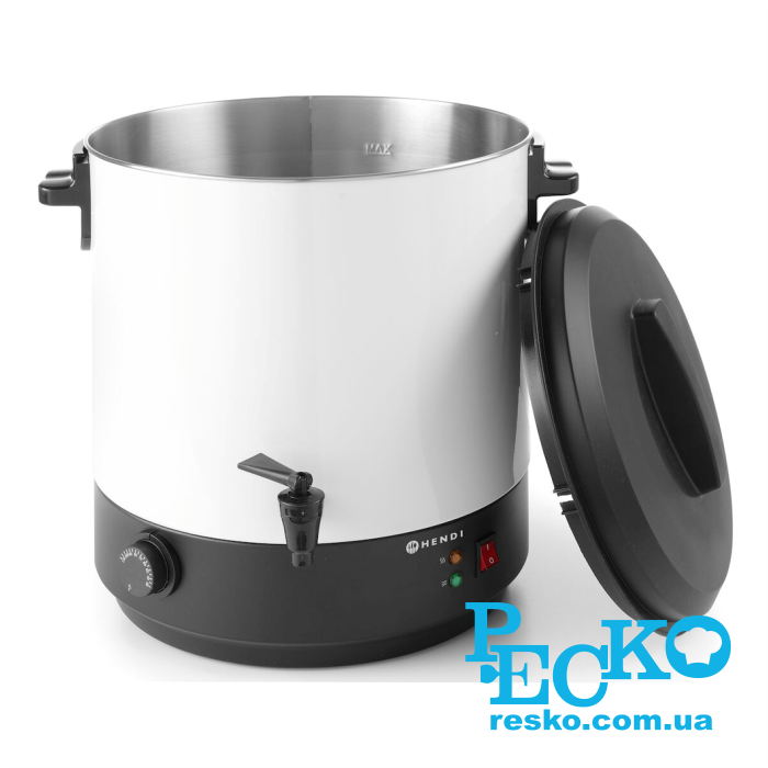 Диспенсер для глинтвейна Hendi 240601  наливной профессиональный термопот 28 л