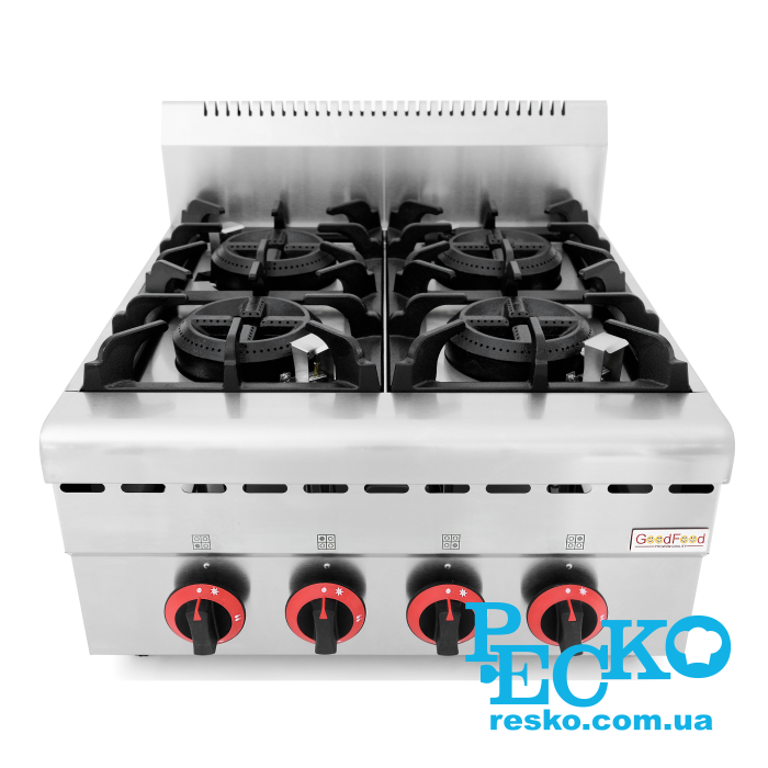 Плита газовая GoodFood GP4ATTNG газ контроллер профессиональная настольная