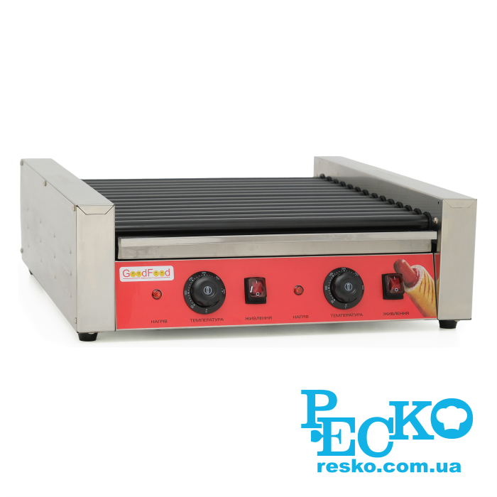 Гриль роликовый GoodFood HDRG14NS RED, 14 роликов
