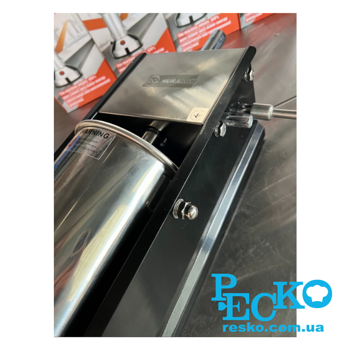 Шприц ковбасний Hurakan HKN-ISH5P горизонтальний професійний 5 л