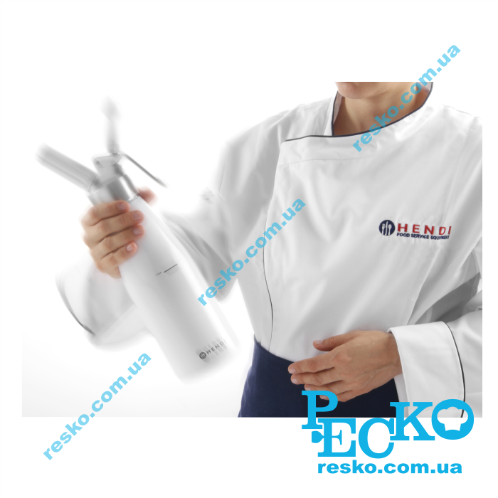 Сифон для вершків Kitchen Line 0,25 л Hendi 588031 Сифон для вершків Kitchen Line 0,25 л Hendi 588031