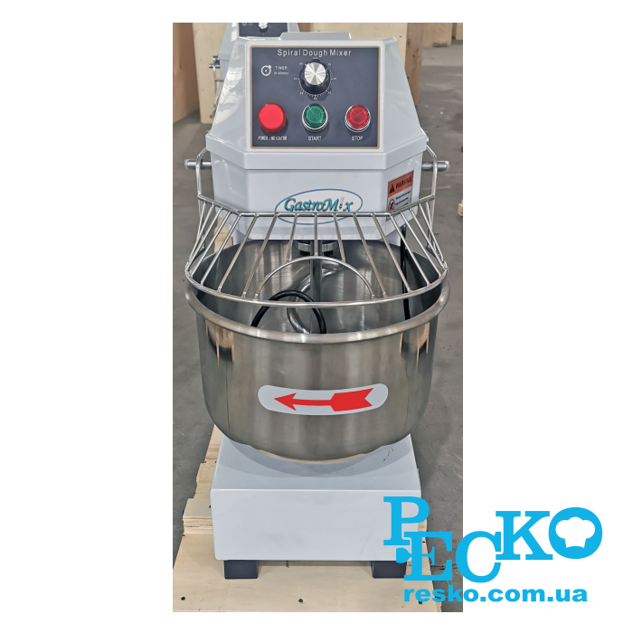Тістоміс GastroMix HS10A спіральний професійний 10 л одна швидкість