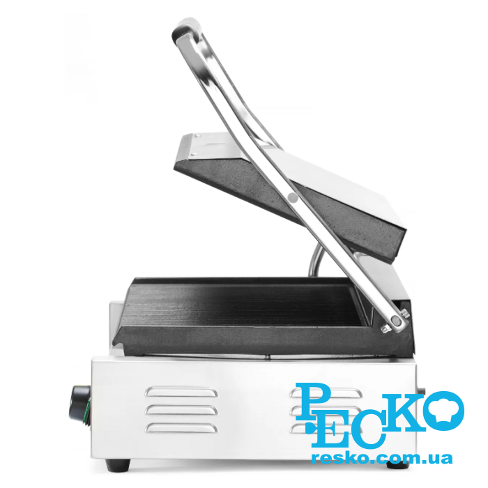 Гриль контактный Hendi 263624 panini XL прижимной профессиональный ребристый