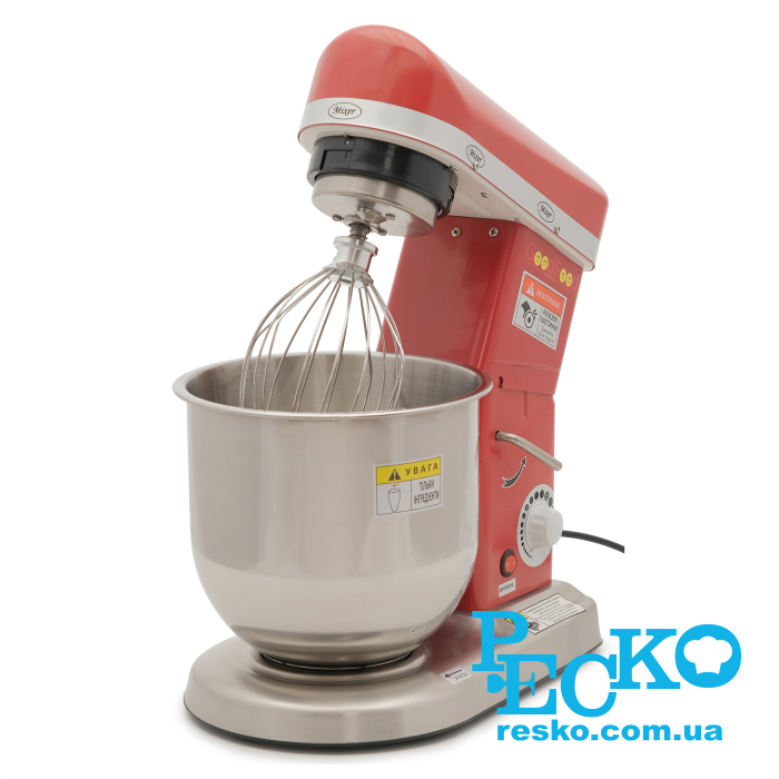 Міксер кондитерський планетарний GoodFood PM-B7 RED професійний 7 л промисловий настільний від компані\ РЕСКО