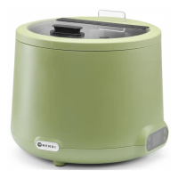 Електросупниця UNIQ Hendi 860540 зелений професійний електричний супник 8 л