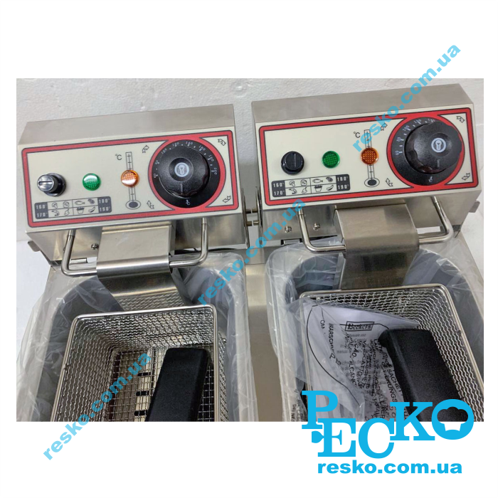 Фритюрница Beckers FB 4+4 LTA электрическая профессиональная 4+4 л