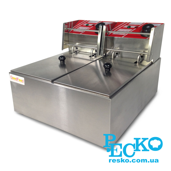 Фритюрница GoodFood EF4+4 электрическая профессиональная 4+4 л