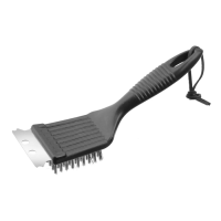 Щітка зі скребком для гриля Hendi 525418