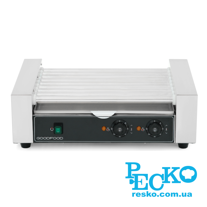 Гриль роликовий GoodFood HDRG9 BLACK, 9 роликів