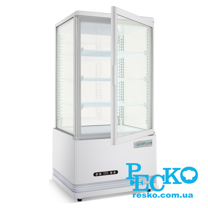 Шкаф холодильный GoodFood RT68L белая витрина барная настольная white