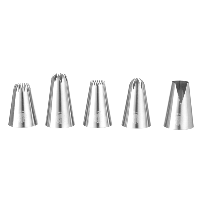 Насадки для кондитерских мешков 5 шт Hendi 551202 комплект насадок Насадки для кондитерских мешков 5 шт Hendi 551202 комплект насадок