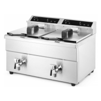 Фритюрниця Hendi 215029 з краном індукційна професійна 8+8 л