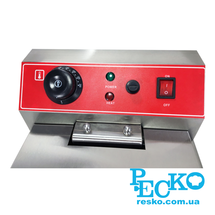 Фритюрница GoodFood EF8 с краном электрическая профессиональная 8 л