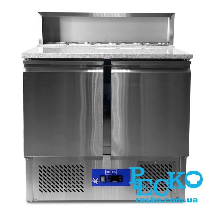 Стол для пиццы Brillis G-PS900V с гранитной столешницей