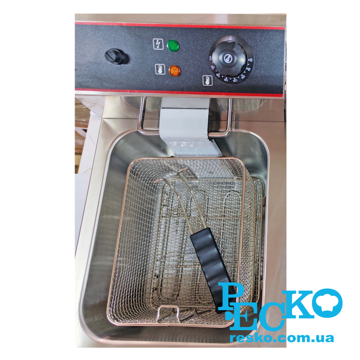 Фритюрница Airhot EF12 с краном электрическая профессиональная 12 л