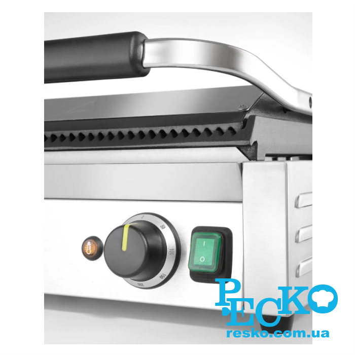 Гриль контактный Hendi 263624 panini XL прижимной профессиональный ребристый