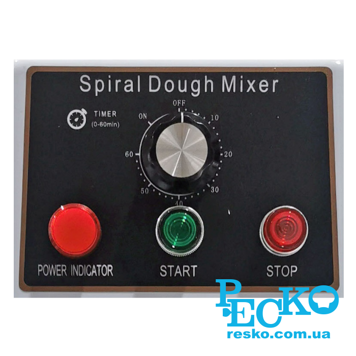 Тістоміс GastroMix HS20A спіральний професійний 20 л одна швидкість