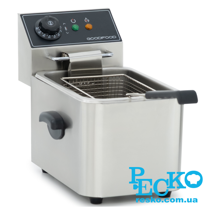 Фритюрница GoodFood EF4 BLACK электрическая профессиональная 4 л