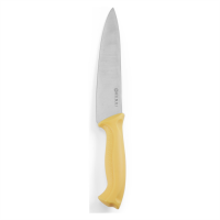 Ніж кухарський жовтий 180/320 HACCP Hendi 842638 Ніж кухарський жовтий 180/320 HACCP Hendi 842638