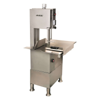 Пила для м'яса Airhot HSL-2020A (380В) стрічкова електрична професійна настільна