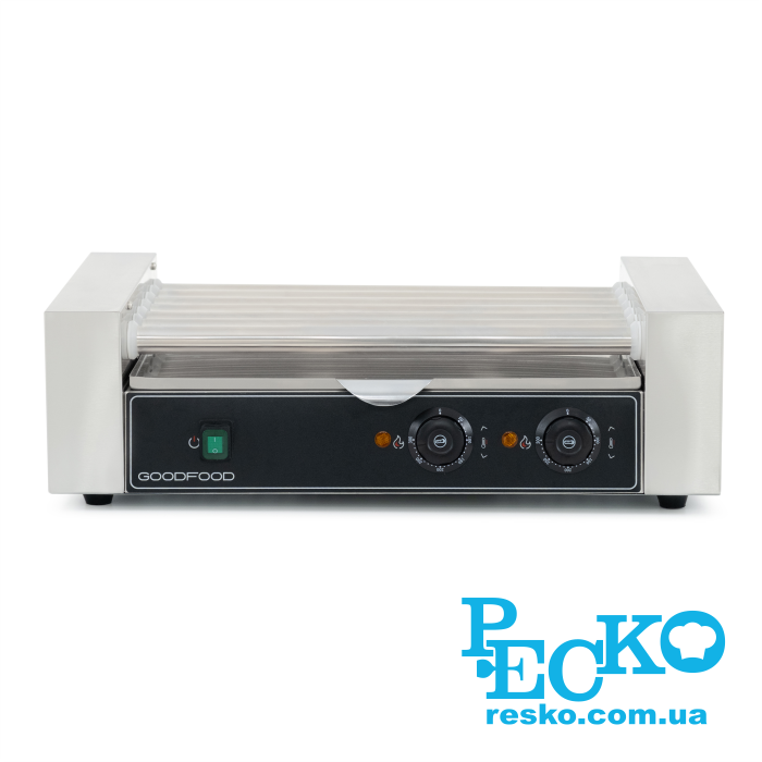 Гриль роликовий GoodFood HDRG7 BLACK, 7 роликів