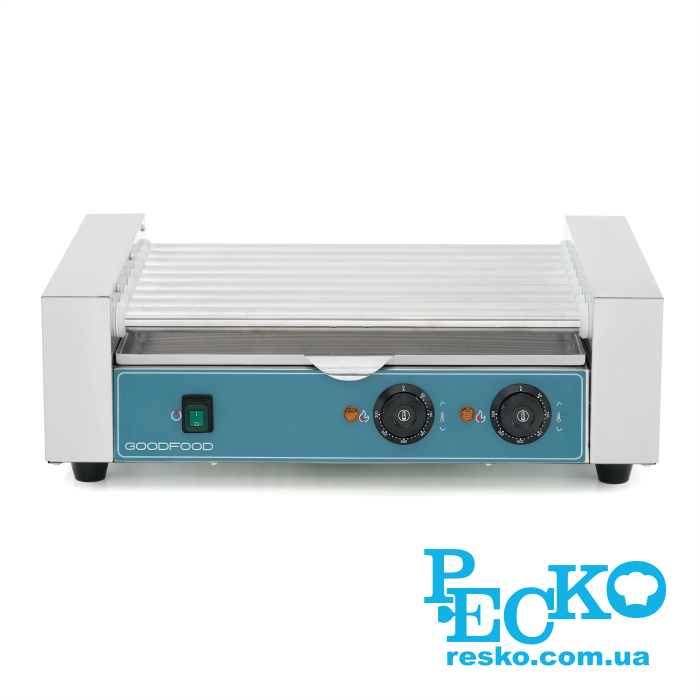Гриль роликовий GoodFood HDRG9 BLUE, 9 роликів