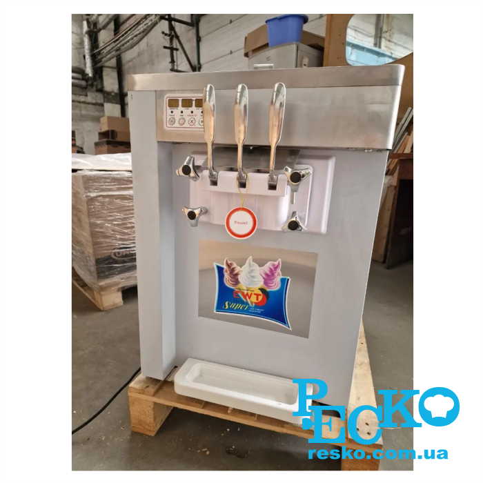Фризер для мороженого EWT INOX BQL808-2 аппарат для мягкого мороженого