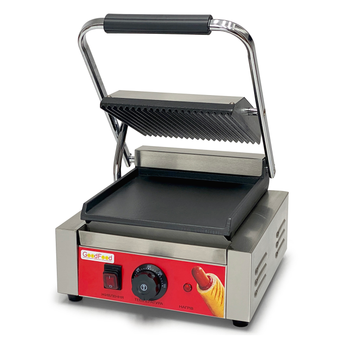 Гриль контактный GoodFood ECG10EA прижимной профессиональный комбинированный