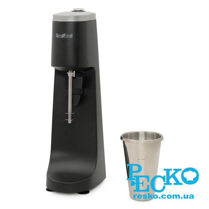 Міксер молочний GoodFood MFD44 BLACK для молочних коктейлів професійний 1 л Міксер молочний GoodFood MFD44 BLACK для молочних коктейлів професійний 1 л
