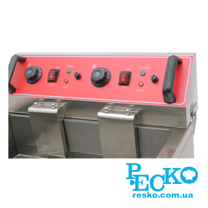 Чебуречница GoodFood EF20V с краном электрическая профессиональная 20 л