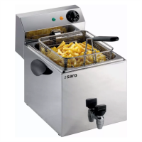 Фритюрниця Saro PROFRI 8 V з краном електрична професійна 8 л
