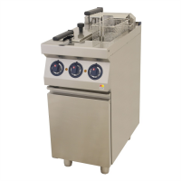 Фритюрниця Kogast EFT7/2x5 з краном електрична професійна 5+5 л