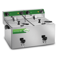 Фритюрниця Fama MFR280R з краном електрична професійна 8+8 л