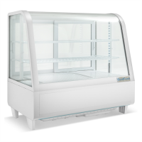 Вітрина холодильна GoodFood RTW100L біла Premium кондитерська настільна горизонтальна